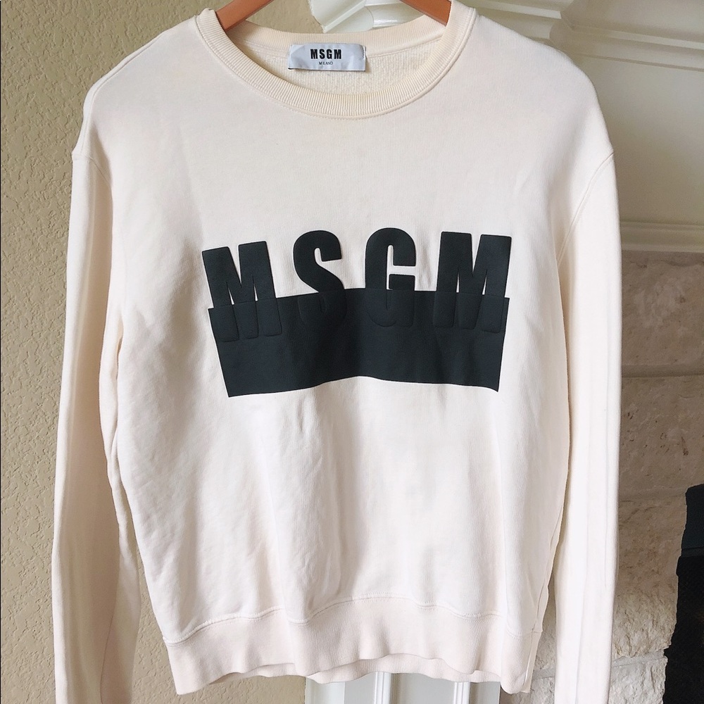 MSGM sweatshirt, size S. 100% cotton.